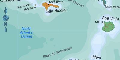 Térkép boa vista zöld-Foki-szigetek