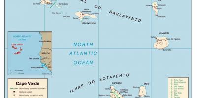 Térkép Cabo Verde