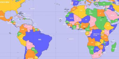 Zöld-foki-szigetek helyét a világ térkép